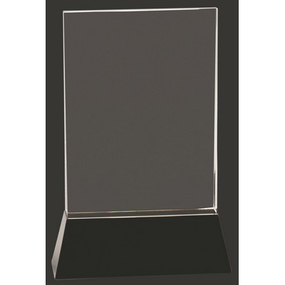 Elegantly Done Rectangle Crystal Award L - 9'' H