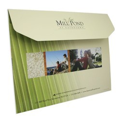 Letter Size Deluxe Portfolio Printed Full Color 10" x 13"