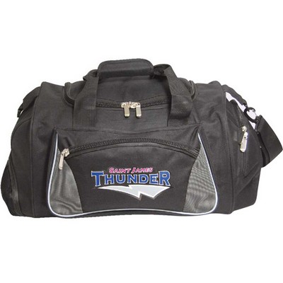 Gym Travel Bag w/Ball Holder and Wet/Shoe Pocket