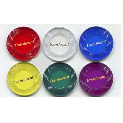 Translucent Plastic Tokens - Radial Design