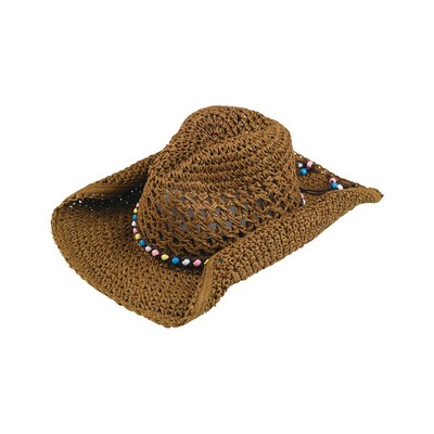 Ladies' Toyo Cowboy Hat - Rolled Brim