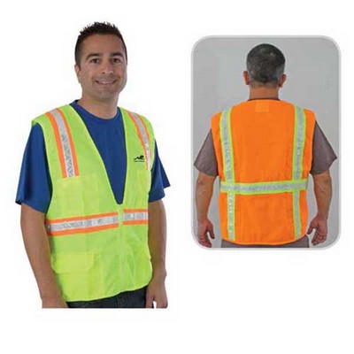 Traditional Surveyor Safety Vest Solid Front/Back