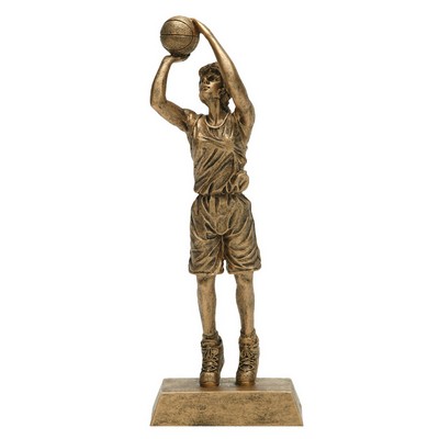 Signature Series Gold Female Basketball Figurine - 10 1/2"