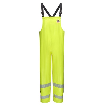 Bulwark Men's FR Hi-Visibility Waterproof Bib Overalls