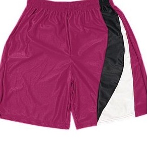 Youth Cool Mesh 5" Inseam Athletic Short w/ Contrast 2 Color Left Side Panel