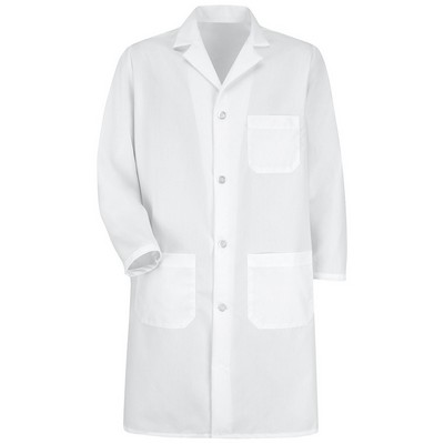 Red Kap Men's Lab Coat w/ Four Button Closure