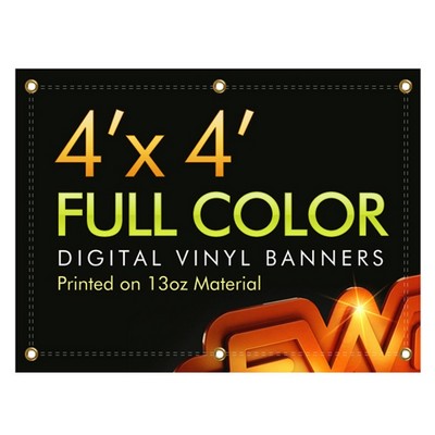 4'x4' Vinyl Banner -SS