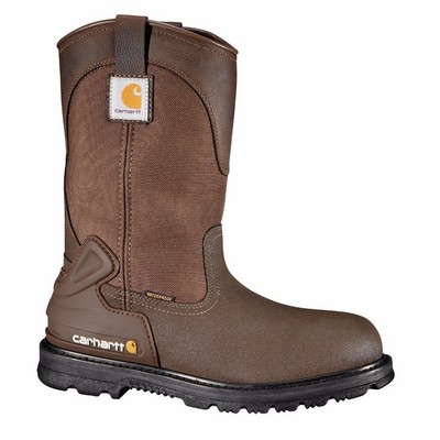 11" Carhartt® Men's Brown Steel Toe Waterproof Wellington Boots