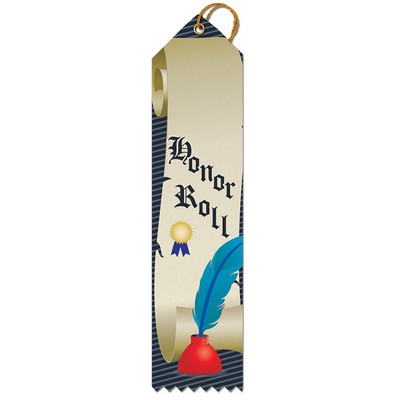 Honor Roll Point Top Award Ribbon