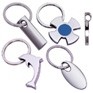 Stock Key Chain - Oval Fob w/Top Center Hole