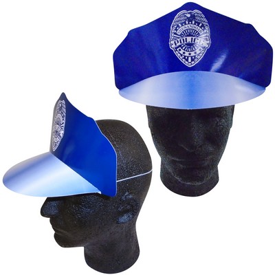 Police Hat headband w/Elastic Band