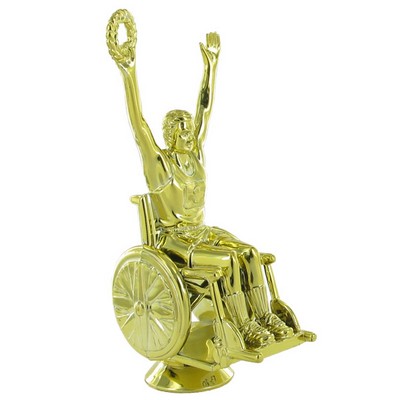 Wheelchair Victory Male Trophy Figure