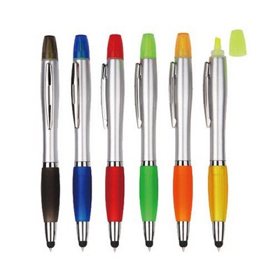 3-in-1 Ballpoint Pen/Stylus/Highlighter