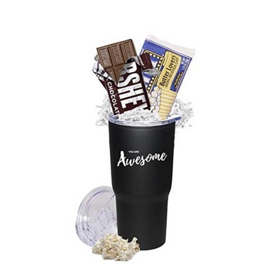 You Are Awesome Popcorn & Candy Tumbler