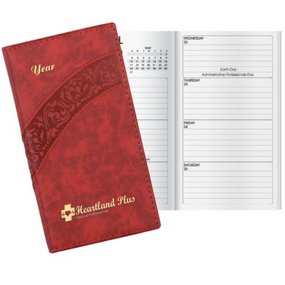 Tuscany Classic Weekly Pocket Calendar