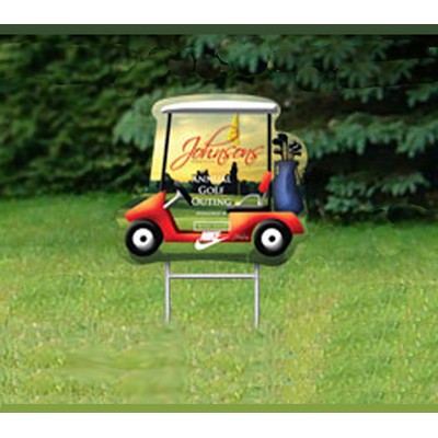 Golf Cart Sport Yard Signs