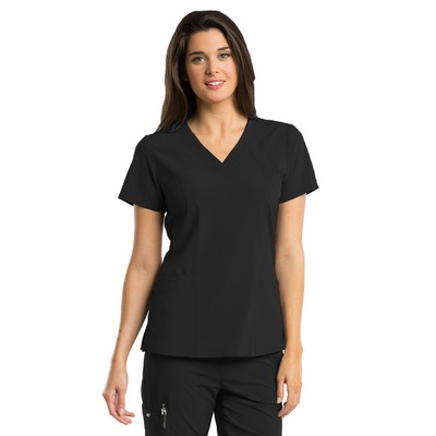 Barco® One Women's Racer V-Neck Scrub Top