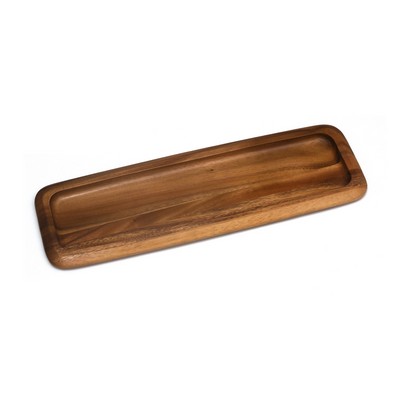 Lipper Acacia 18"x6" Narrow Serving Tray/ Board