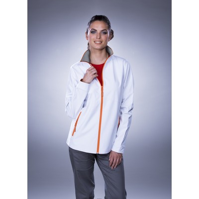 Women's Lightweight Performance Jacket w/Bonded Mesh Lining & Contrast Color Back Insert Panel