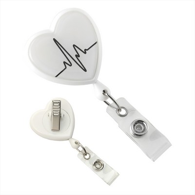 Badge Reel (Heart Health - White)