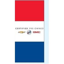 Single Faced Authorized Dealer Drape Flags (Certified Pre-Owned Chevy®/Buick®/GMC®)