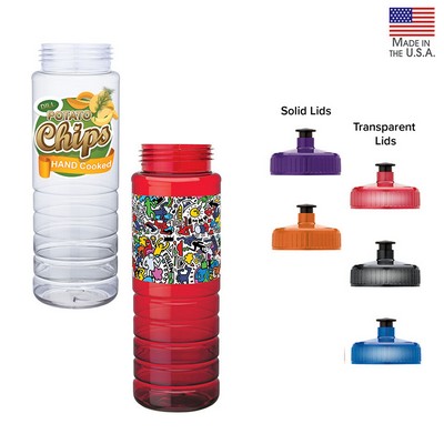 Malibu 26 oz. PET Bottle with Pull Spout Lid