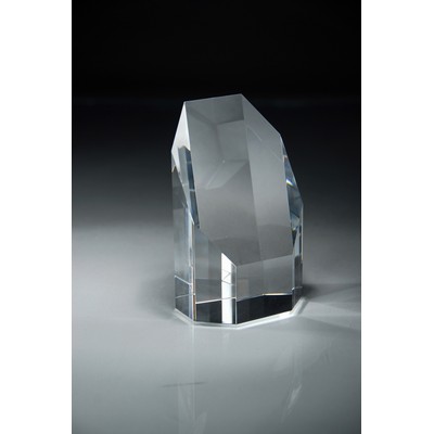 Wide Crystal Octagon Tower (5")