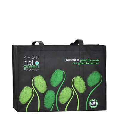 Custom 80g Non-Woven PP Shopping Bag 20"x14"x6"