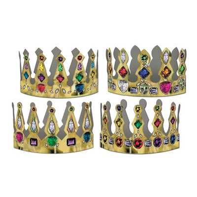 Printed Jeweled Crowns