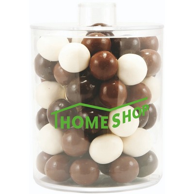 Acrylic Cylinder with Malt Balls