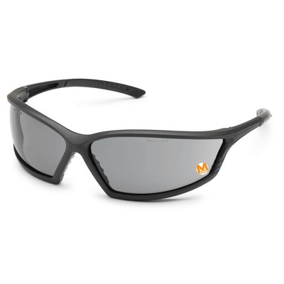 Black frame, gray anti-fog lens, 4X4 safety glass