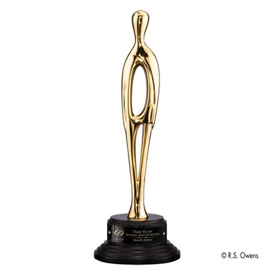 Contemporary Award on Ebony - 24K Gold 15"