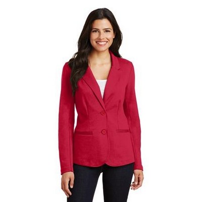 Port Authority® Ladies' Knit Blazer Coat