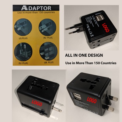 Multi-Nation Travel Adapter with USA Charger