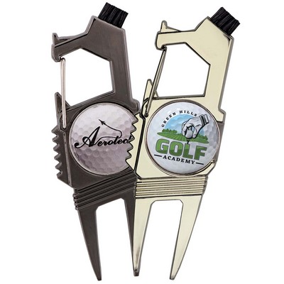 Golf n' Brew 2-Prong Divot Repair Multi-Tool