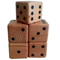 Giant Wooden Dice | CUSTOM | Games