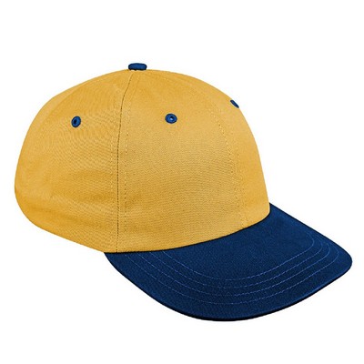 USA Made Two Tone Brushed Snapback Dad Cap w/Eyelets