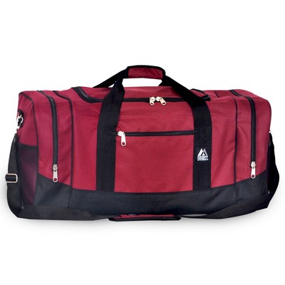 Everest Large Burgundy Red/Black Sporty Gear Bag