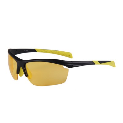 Sunglasses - Yellow Lenses - Black and Yellow Frames