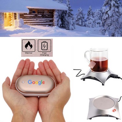 Kidder Hand Warmer + 5200mAh Power Bank Charger + Cup Warmer (Gold)