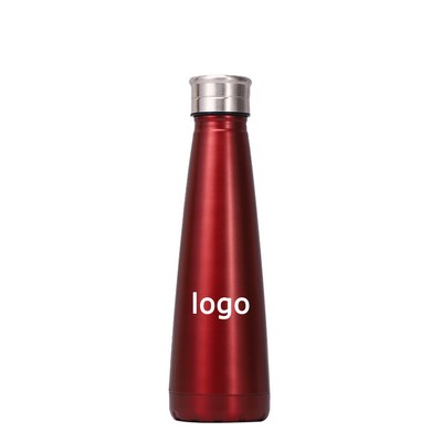 14OZ Double Wall Vacuum Stainless Steel Water Bottle