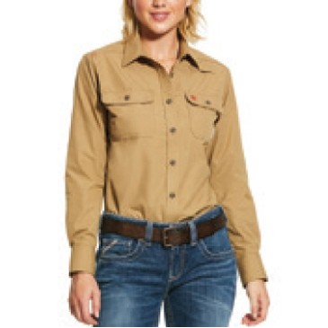 Ariat® FR Featherlight Khaki Work Shirt