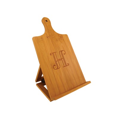 7 ¼" x 13 ½" Bamboo Standing Chef's Easel