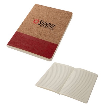 Boardwalk Two-Tone Cork Junior Notebook