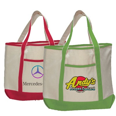 Deluxe Shopping Cotton Canvas Tote Bag