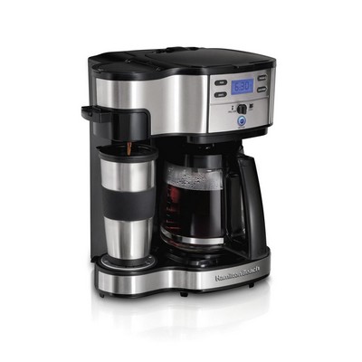 Hamilton Beach® 2-Way Coffeemaker w/12-Cup Carafe & Single Pod Brewing