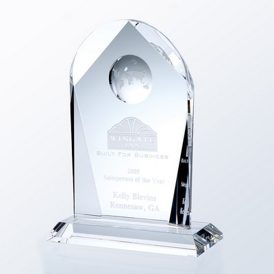 Arch Globe Optic Crystal Award