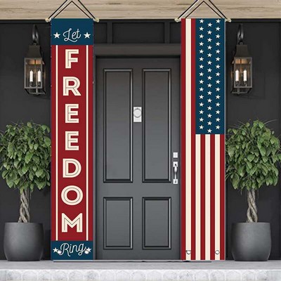 Customized Door Curtain for Independence Day