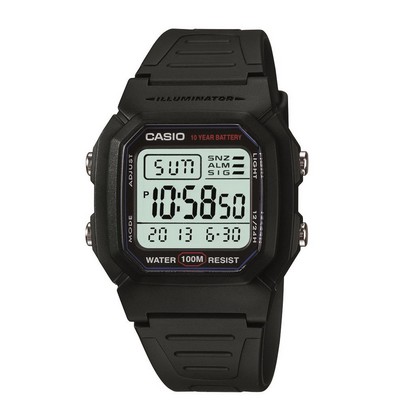 Casio® Men's Black Classic Strap Watch