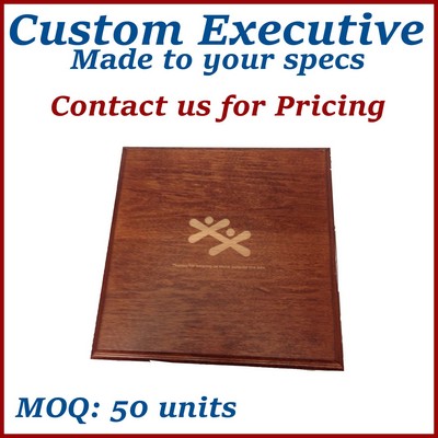 Custom Hinged Wooden Box / Custom Presentation Box